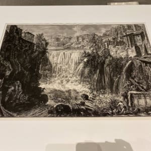 Veduta della Cascata di Tivoli (View of the Grand Cascade at Tivoli) by Giovanni Battista Piranesi 
