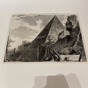 Piramide di C. Cestio (The pyramid of Gaius Cestius) by Giovanni Battista Piranesi 