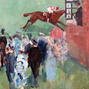 At the Races, Epsom by Paul Maze