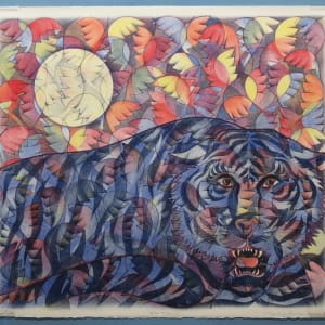 Blue Tiger by Michele Bourque-Sewards