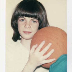 Unidentified Girl (White Shirt, With Ball) by Andy Warhol