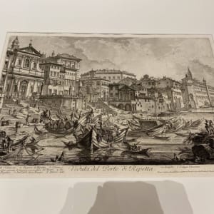 Veduta del Porto di Ripetta (View of the port of Ripetta) by Giovanni Battista Piranesi 