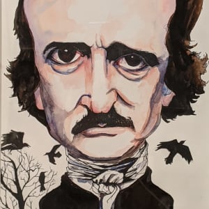 Edgar Allen Poe by Allison Brams
