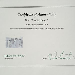 Positive Space by Michael Hermesh 
