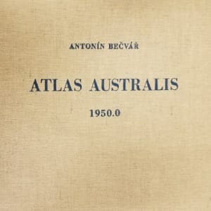 Atlas Australis 1950.0 by Antonin Becvar