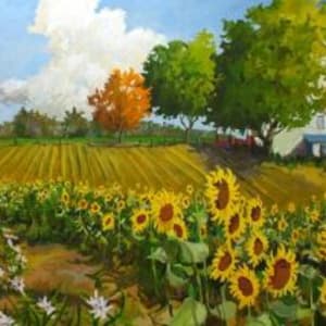 Field of Sunflowers by Joseph Cave