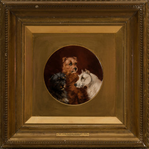 Three Terriers by John Alfred Wheeler 