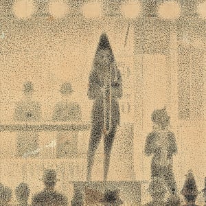 Georges Seurat "Study for 'Circus Sideshow' II by Georges Seurat