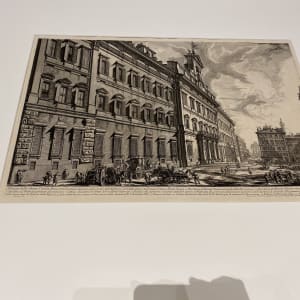 Veduta della Gran Curia Innocenziana...[Palazzo di Montecitorio], (View of the Palazzo Montecitorio) by Giovanni Battista Piranesi 