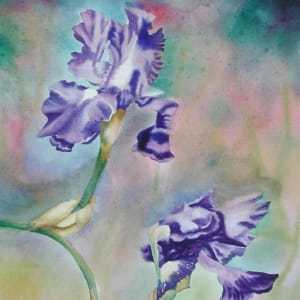 Dancing Irises by April Rimpo
