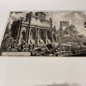 Veduta del Castello dell'Acqua Paola sul Monte Aureo (Fountainhead of the Acqua Paola on the Janiculum Hill) by Giovanni Battista Piranesi 