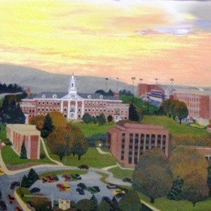 Fall Scene, UNO East Campus 2001 by Judith Welk