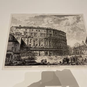 Theater of Marcellus (Teatro di Marcello) by Giovanni Battista Piranesi 