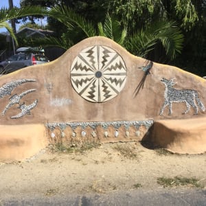 Untitled (Ohlone/Coyote Bench) by Unknown, Fran Segal