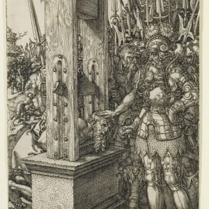 Titus Manlius Having His Son Beheaded by Heinrich Aldegrever