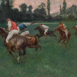 Les Jouers de Polo by Pierre Georges Jeanniot