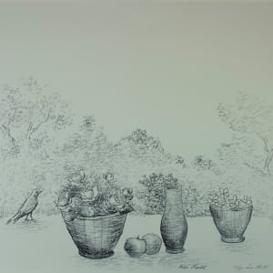 Still Life with Bird by Léon Hartl