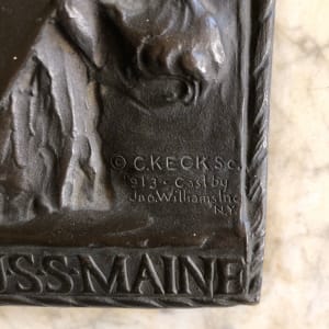 U.S.S. Maine Memorial Plaque by Charles Keck Jno Williams Inc. 
