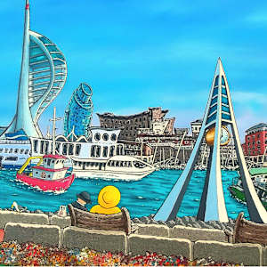 Eb & Flo - On the Waterfront by Al Warner