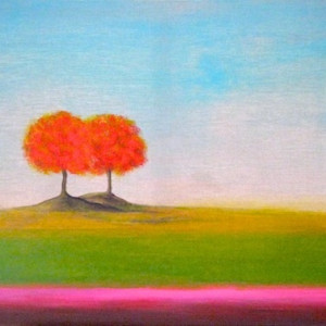 Is It Cloudy or Bright?  Original Canvas by Vanessa Katz