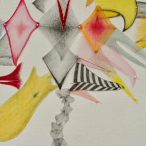 Bird of a Feather by Arminée Chahbazian  Image: Detail - beaks