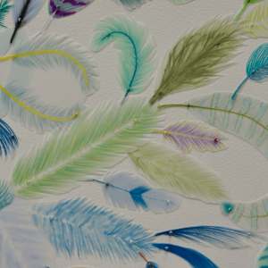Bird of a Feather by Arminée Chahbazian  Image: Detail - blue feathers