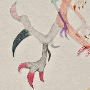 Bird of a Feather by Arminée Chahbazian  Image: Detail - feet