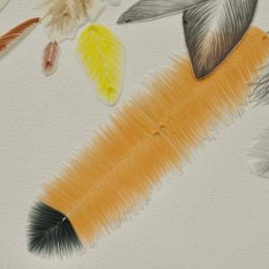 Bird of a Feather by Arminée Chahbazian  Image: Detail - gold feather