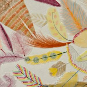 Bird of a Feather by Arminée Chahbazian  Image: Detail - warm feathers