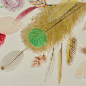 Bird of a Feather by Arminée Chahbazian  Image: Detail - wing