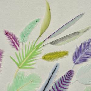 Bird of a Feather by Arminée Chahbazian  Image: Detail - wing tip