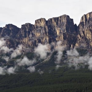 Castle Mountain, Banff, Alberta Canada #2 by Carol Gordon