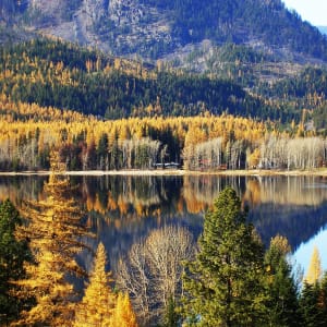 Moyie Lake in Autumn - Notecard edition #2 by Carol Gordon