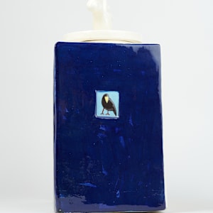 Ceramic Lidded Cookie Jar by Dale Dapkins  Image: Photo credit: Alexis Oltmer