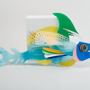 Fancy-Fin Reef Feeder, Plastiquarium piece #55 by David Edgar