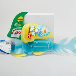 Fancy-Fin Reef Feeder, Plastiquarium piece #55 by David Edgar  Image: Photo credit: Alexis Oltmer