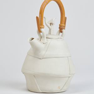Teapot with Man by Mona Adisa Brooks  Image: Photo credit: Alexis Oltmer