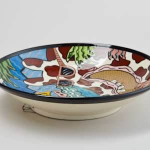 A Dog's Life Bowl by Judith Strong and Sal Guastella  Image: Photo credit: Alexis Oltmer