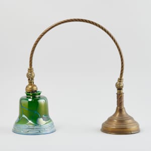 Green Desk Lamp and Shade by Larcomb & Wicht  Image: Photo credit: Alexis Oltmer