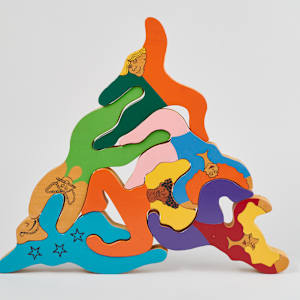 Six Acrobats Puzzle Sculpture by Fred Bateman  Image: Photo credit: Alexis Oltmer
