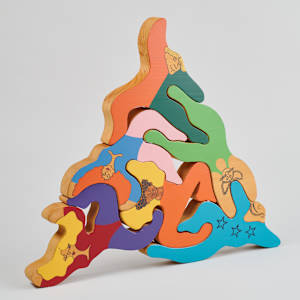Six Acrobats Puzzle Sculpture by Fred Bateman  Image: Photo credit: Alexis Oltmer