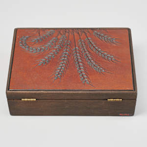 Box with Lid Wheat Design by Bob Tool  Image: Photo credit: Alexis Oltmer