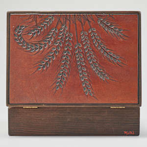 Box with Lid Wheat Design by Bob Tool  Image: Photo credit: Alexis Oltmer
