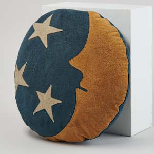 Moon & Stars Pillow by Neil Friedman  Image: Photo credit: Alexis Oltmer