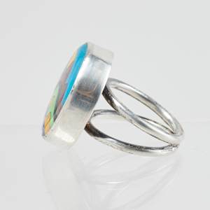 Cloisonne Ring by Valerie Dubac  Image: Photo credit: Alexis Oltmer