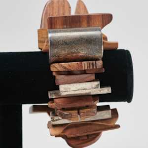 Bracelet by Robert Lee Morris  Image: Photo credit: Alexis Oltmer