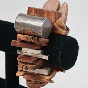 Bracelet by Robert Lee Morris  Image: Photo credit: Alexis Oltmer