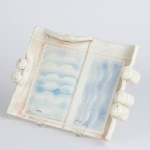 Stoneware Tray by Jane Schachat  Image: Photo credit: Alexis Oltmer