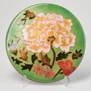 Cloisonne Lidded Container by Margaret Rabiner
