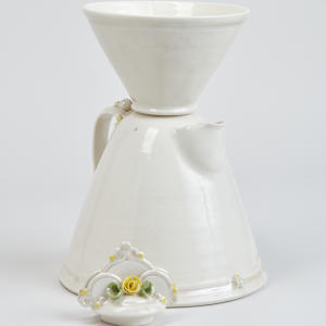 Coffee Pot with Lid and Filter Cone by Jan Axel  Image: Photo credit: Alexis Oltmer